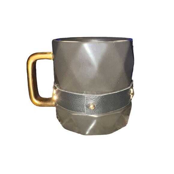 Starbucks Black Gold Ceramic Coffee Cup Mug Star Belt China Exclusive 2022 New - Picture 4 of 8